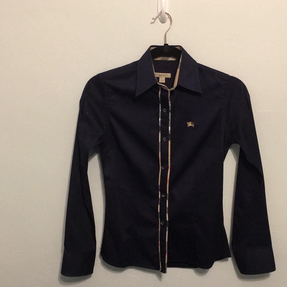 Womens Fitted Burberry Brit  long sleeve shirt